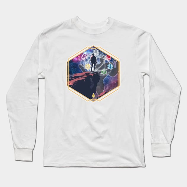 TCG Quest for Lore Long Sleeve T-Shirt by PrinceHans Designs